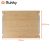 Bamboo board with containers Ruhhy 25707