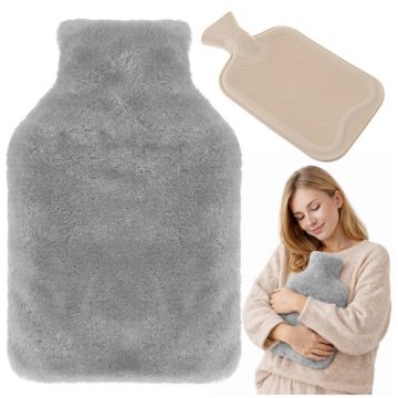 Rubber hot water bottle in a cover 1800ml Ruhhy 27842