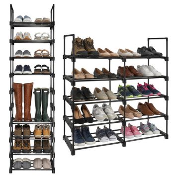 Ruhhy 10-level shoe shelf 45x30x174cm