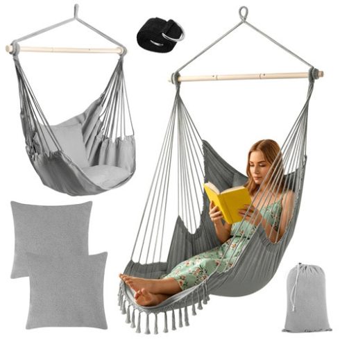 Swing - hanging chair 210cm gray Gardlov