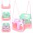 Kruzzel 3-in-1 pastel children's swing