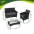 Black rattan garden furniture Gardlov 26908