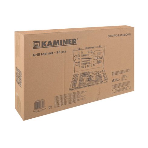 Kaminer grill edénykészlet - 26 db.