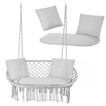 Gardlov double swing cushion - gray