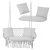 Gardlov double swing cushion - gray