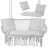 Gardlov double swing cushion - gray