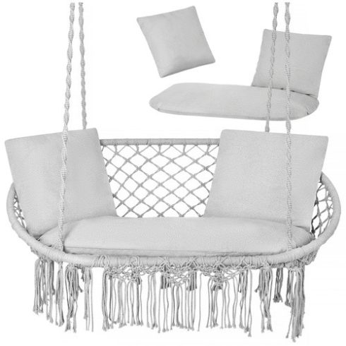 Gardlov double swing cushion - gray