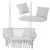 Gardlov double swing cushion - gray