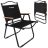 Garden chair 54x56x79cm black Trizand