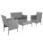 Gardlov 26910 gray rattan garden furniture