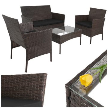 Brown rattan garden furniture Gardlov 26911