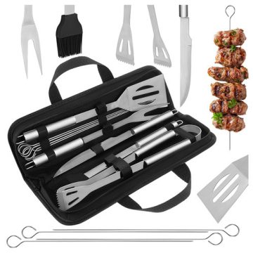 Set of grilling tools - 9 pcs. Kaminer 27184