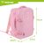 Tourist backpack 40x25x20cm pink Trizand