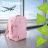 Tourist backpack 40x25x20cm pink Trizand
