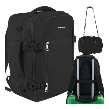 Trizand black 40x25x20cm hiking backpack