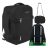 Trizand black 40x25x20cm hiking backpack