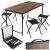 Gardlov folding garden table + 4 chairs