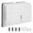 Ruhhy white paper towel dispenser