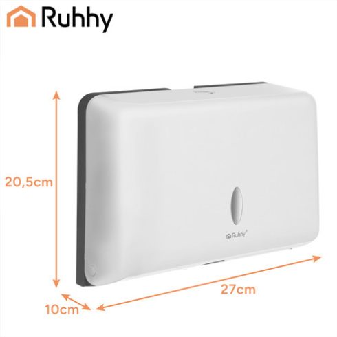 Ruhhy white paper towel dispenser