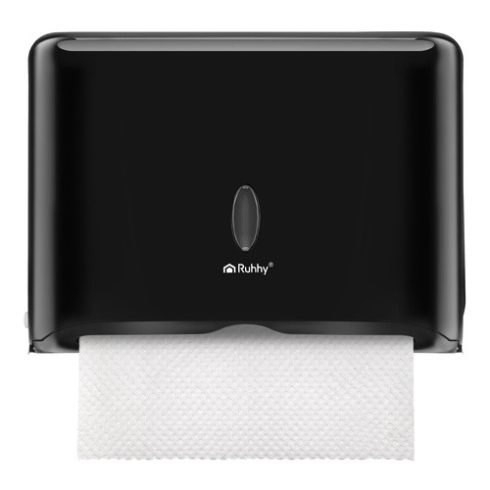 Ruhhy black paper towel dispenser