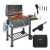 Kerti grill fedővel 116x70x110cm Kaminer