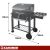 Kerti grill fedővel 116x70x110cm Kaminer