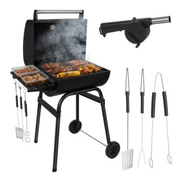 Kerti grill fedővel 82x51x117cm Kaminer