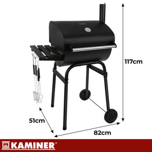 Kerti grill fedővel 82x51x117cm Kaminer