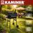 Kerti grill fedővel 82x51x117cm Kaminer