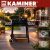 Kerti grill grillsütővel 93x41x86cm Kaminer