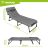 Folding garden lounger 192x68x28cm Trizand