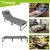 Folding garden lounger 192x68x28cm Trizand