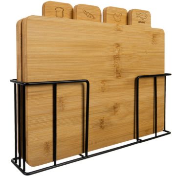 Bamboo chopping board - 4 pcs Ruhhy