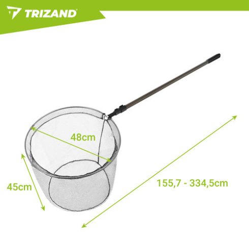 Trizand 335cm telescopic fishing landing net