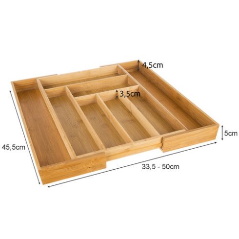 Bamboo drawer insert/organizer for Ruhhy