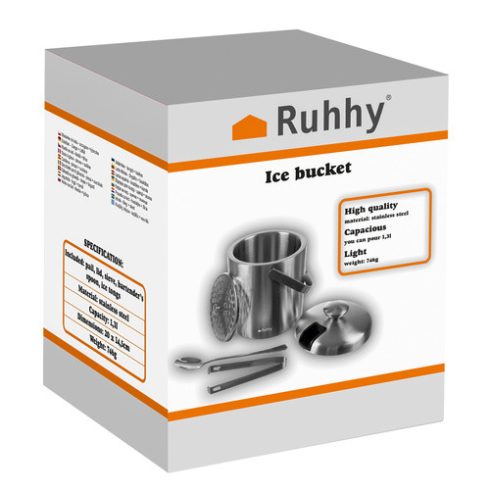 Ice Bucket - Tongs + Ruhha Spoon