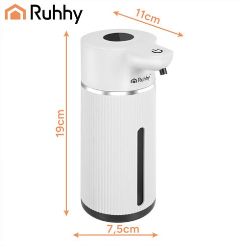 Ruhhy Touchless Soap Dispenser 420ml White