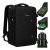 Trizand black hiking backpack 42x32x40cm
