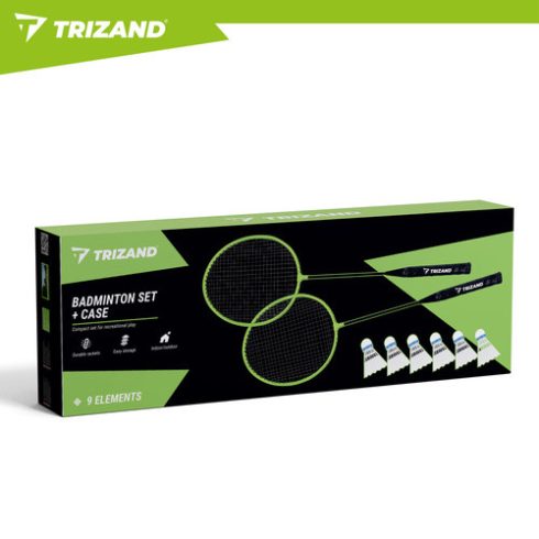 Badminton set in a case - 9 pieces Trizand