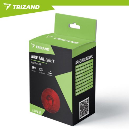 Trizand red bicycle lamp