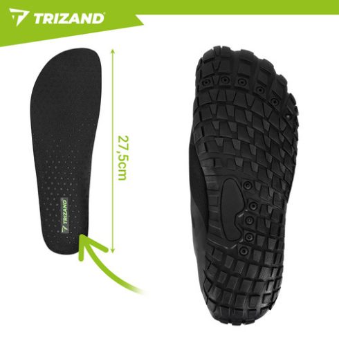 Black water shoes - size 43 5mm Trizand