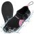 Black and pink water shoes - size 38 5mm Trizand