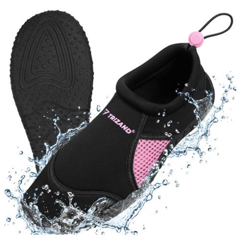 Black and pink water shoes - size 37 5mm Trizand