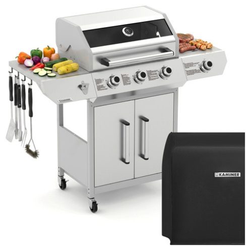 Gáz grill 3+1 13,5kW Varen 4,0 Tűzhelyek