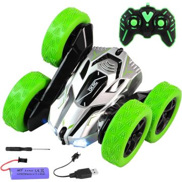   Krc Fancy Stunt Atom Max 2.4G RC Távirányitású Átfordulós Duplaoldalú Kaszkadőr Autó