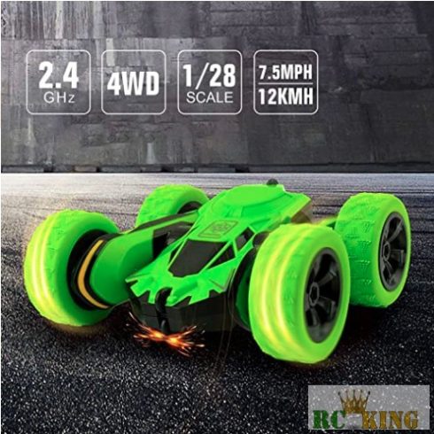 Krc Fancy Stunt Atom Max 2.4G RC Távirányitású Átfordulós Duplaoldalú Kaszkadőr Autó