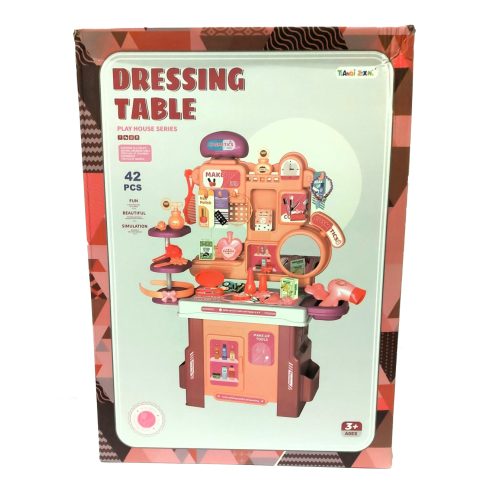 Dressing Table Legolcsóbb Szépítkező Asztal Kisgyerekeknek 42 Darabos Pipere Készlet