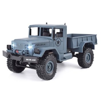   1:16 Rc Amerikai Katonai 4WD Teherautó M35-A2 Modell 2.4Ghz Jó kidolgozás RTR Azonnal használható