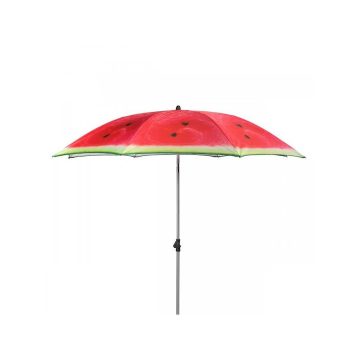   ÖSSZECSUKHATÓ STRAND NAPERNYŐ strandra, állítható GÖRÖGDINNYE 180 cm TERASZ ERKÉLY