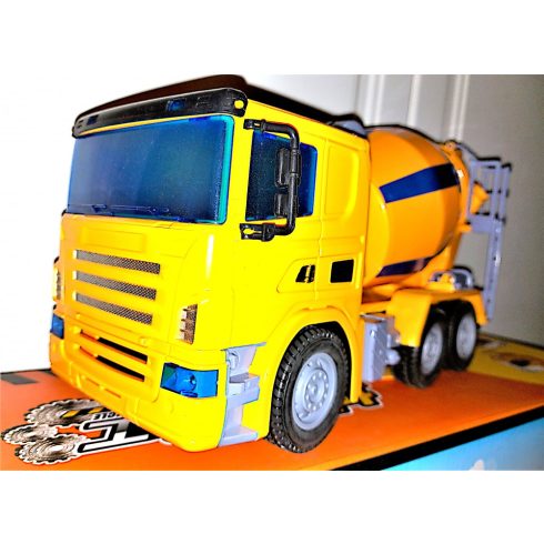 1:24 RC Távirányítós Zhorya Merci 30 Cm Rc Távirányítós Beton Mixer Kamion